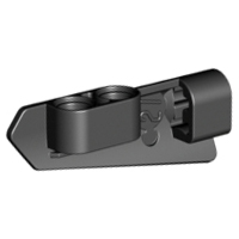 Technic Paneel Vorm #21 Heel Small Glad Kant B Black